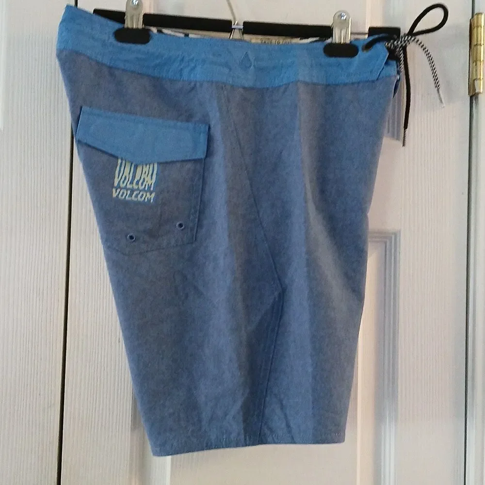 Volcom Side FI Stoney 19 Swin Trunks Board Shorts Swimming suit Sz 28  NWT